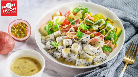 Món ngon mỗi ngày: Salad thanh long chanh dây