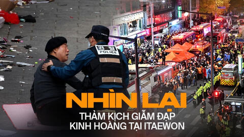 Nhìn lại thảm kịch giẫm đạp tồi tệ nhất lịch sử Hàn Quốc: 159 người thiệt mạng, cảnh tượng bao trùm con phố Itaewon gây ám ảnh