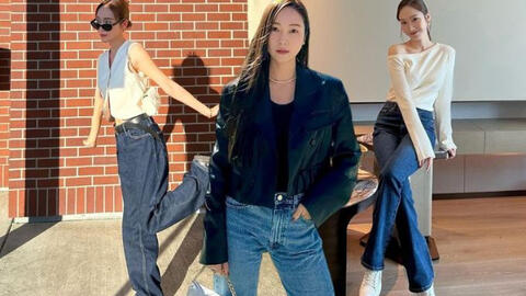 "Cao thủ" diện quần jeans Jessica Jung gợi ý loạt cách phối đồ không hề trùng lặp