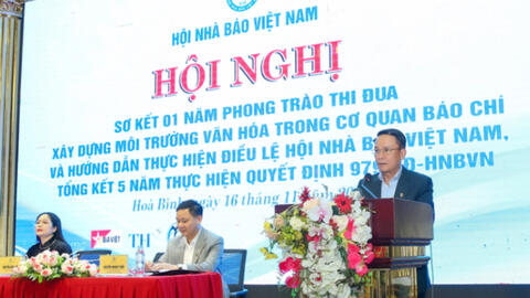 Đẩy mạnh phong trào thi đua xây dựng môi trường văn hóa trong cơ quan báo chí