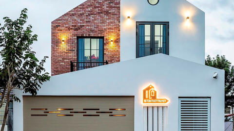 Nostal House ngôi nhà được thiết kế từ ý tưởng ngôi nhà rong Tây Nguyên