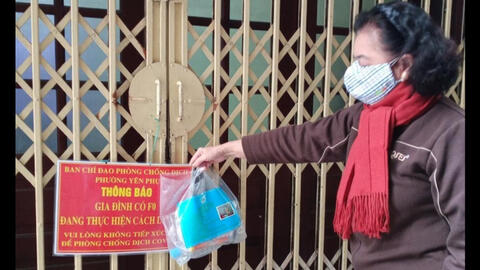 Tổ phụ nữ "3V" chống COVID-19 ở Hà Nội