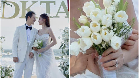 Hoa cầm tay của vợ chồng Đăng Khôi sau 10 năm "cưới lại" có ý nghĩa đặc biệt gì trong hành trình mới?