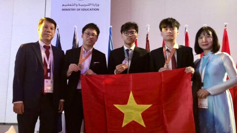 Học sinh Việt Nam giành 3 huy chương Olympic Sinh học quốc tế 2023