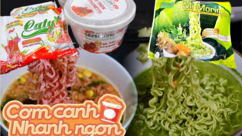 Bất ngờ với hương vị của hai loại mì tôm "xanh, đỏ" đang hot trên MXH: Có ngon như lời đồn?