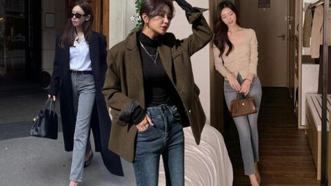 10 cách diện quần jeans ống bó chuẩn sành điệu và tôn dáng