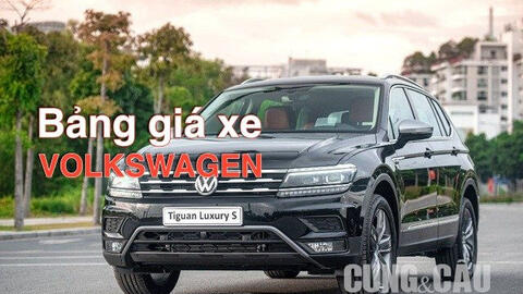 Bảng giá ô tô Volkswagen năm 2021 cập nhật mới nhất