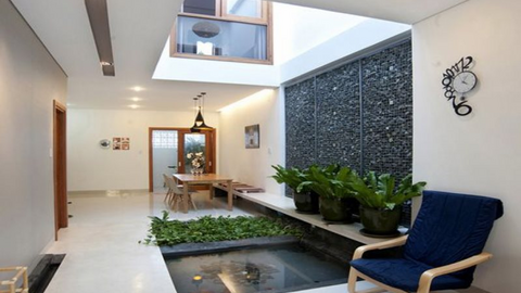 Giếng trời nên đặt ở vị trí nào để hút tài lộc?