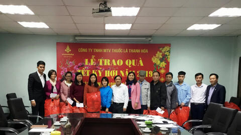 Công ty Thuốc lá Thanh Hóa chăm lo đời sống cho người lao động