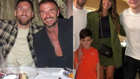 Buổi tối đặc biệt của gia đình Messi tại Miami: Dùng bữa cùng nhà Beckham, lên hình cùng Ed Sheeran nhận 13 triệu thả tim