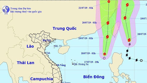 Bão Danas chuyển hướng, Biển Đông xuất hiện áp thấp nhiệt đới, khả năng mạnh thành bão