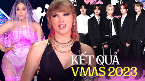 Kết quả VMAs 2023: Taylor Swift ôm cúp mỏi tay, Jungkook (BTS) thắng nhẹ 1 giải, nhóm nam JYP gây bất ngờ