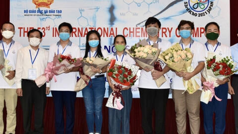 Việt Nam giành 3 Huy chương Vàng tại Olympic Hóa học quốc tế năm 2021