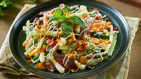 Món ngon mỗi ngày: Lưỡi heo trộn kiệu chua
