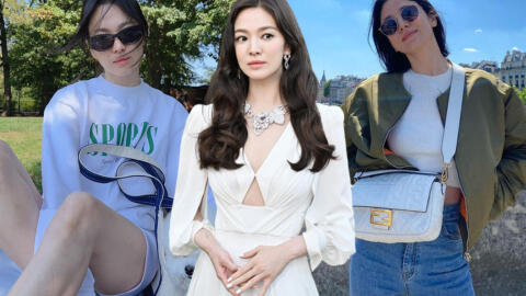 "Chị đẹp" Song Hye Kyo ở đời thường: Hiếm khi ăn mặc lồng lộn, style sành điệu trẻ trung không thua kém các em gái đôi mươi
