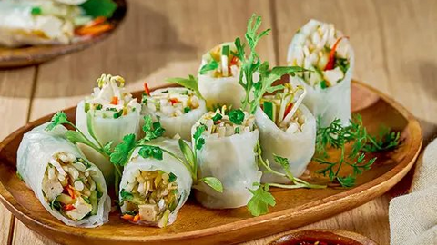 Món ngon mỗi ngày: Phở cuốn chả chiên