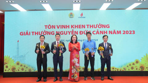 Công đoàn PV GAS được vinh danh tại Hội nghị của Công đoàn Dầu khí Việt Nam