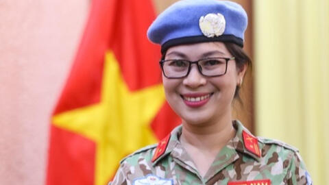 Nữ quan sát viên quân sự đầu tiên của Việt Nam  được phái đến Nam Sudan