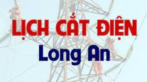 Lịch cúp điện Long An từ ngày 28/11 đến 4/12/2021