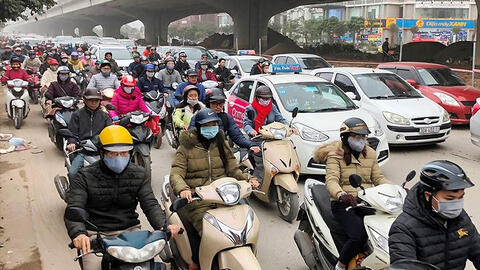 Hà Nội nghiên cứu cấm xe máy tại các quận sau năm 2025