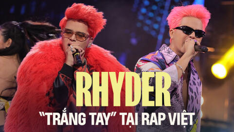 Quang Anh Rhyder: Là “tế thần" cho dư luận cả mùa Rap Việt, cuối cùng ra về tay trắng