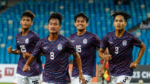 Thắng 4-0 trước đội bóng Đông Á, tuyển Campuchia khẳng định tham vọng trước thềm vòng loại World Cup