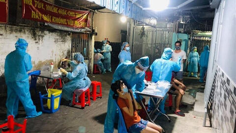 TP.HCM: Phong tỏa chợ Sơn Kỳ, xét nghiệm COVID-19 diện rộng cư dân quanh chợ