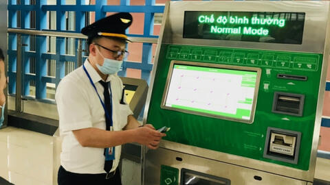 Cách mua vé  tàu Cát Linh - Hà Đông