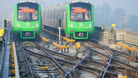 Chính thức chạy thử toàn tuyến metro Cát Linh - Hà Đông
