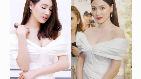 Nhã Phương diện váy đụng hàng mỹ nhân Thái Lan