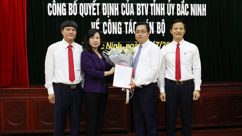 Tân Bí thư Thành ủy 36 tuổi của Bắc Ninh