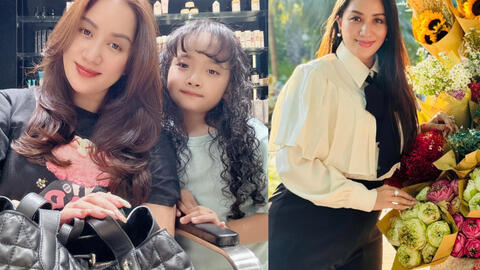 Khánh Thi trẻ hơn mấy tuổi nhờ một thay đổi sau khi sinh Lisa, được Phan Hiển gọi là "tỷ tỷ"