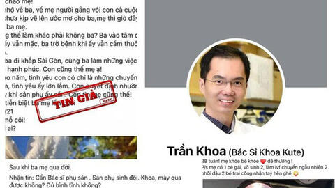 Hai chủ tài khoản Facebook bị xử phạt vì chia sẻ tin 'bác sĩ nhường ống thở cứu sản phụ'