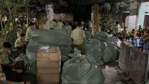 Thu giữ 20 nghìn túi hàng hiệu Hermès, LV, Chanel sản xuất tại... Nam Định