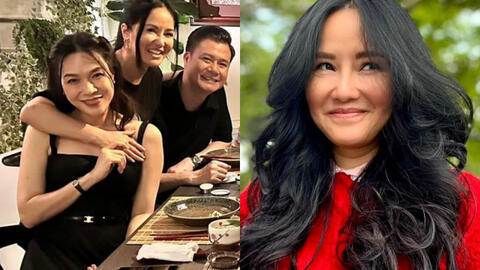 Mỹ Tâm đến nhà Hồng Nhung, "chị đại" đình đám khẳng định 1 điều giữa ồn ào gác chân lên bảng chữ