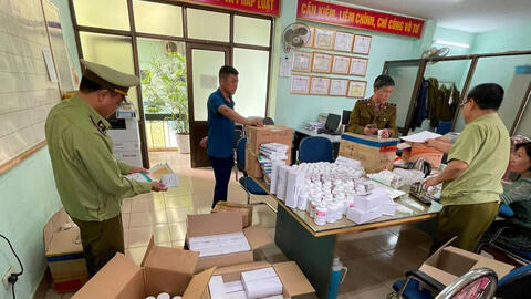 Phát hiện lô dược phẩm không hóa đơn đi ra từ kho Cảng hàng không Nội Bài