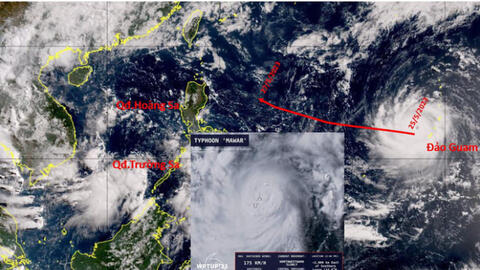 Việt Nam theo dõi sát diễn biến siêu bão Mawar