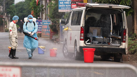 Liên quan đến bệnh nhân 243: Cách ly 63 người ở Bệnh viện phụ sản, 1000 hộ dân ở Mê Linh