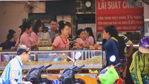 Vàng SJC quay đầu tăng 80.000 đồng/lượng