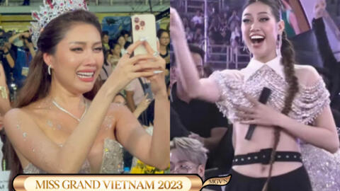 Dàn sao Việt vỡ oà trước chiến thắng của Lê Hoàng Phương: Thanh Thanh Huyền khóc nức nở, Khánh Vân có biểu cảm gây sốt