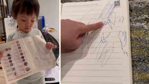 Vợ Cường Đô la khoe tranh con vẽ mẹ "ở tầm vũ trụ", người tinh ý nhận ra 1 cách dạy trẻ thông minh mà lại siêu tiết kiệm