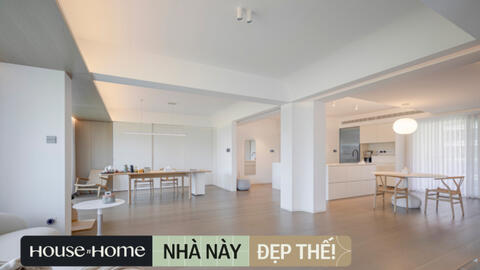 Mua căn hộ 4 phòng ngủ rộng đến 189m2, cặp vợ chồng quyết định đập thông toàn bộ không gian và chỉ để lại 1 phòng ngủ nhỏ