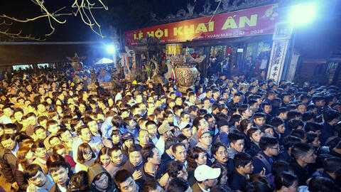 Nam Định dừng tổ chức Lễ hội Khai ấn đền Trần để phòng, chống dịch virus corona