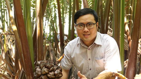 Kiếm tiền từ việc “massage dừa”