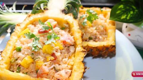 Món ngon mỗi ngày: Cách làm cơm chiên kiểu Thái ngon và độc đáo
