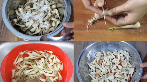 Cách muối củ kiệu bằng lò vi sóng, không cần phơi nắng