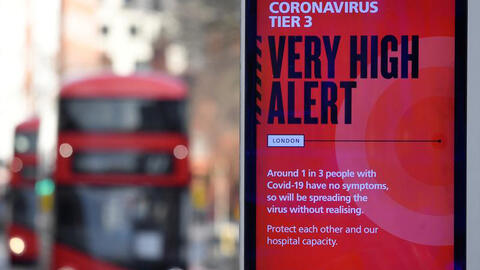 COVID-19: Virus chủng mới tại Anh lây lan nhanh hơn 70% so với chủng gốc