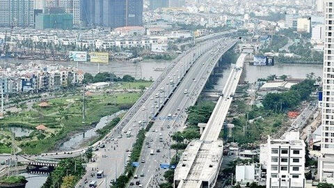 Tuyến Metro số 1 dự kiến chạy thử đoạn trên cao vào cuối năm 2021