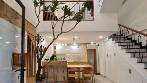 Nhà ống 30m2 tiện nghi ở Hà Nội