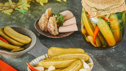 Món ngon mỗi ngày: Dưa chuột ngâm giấm